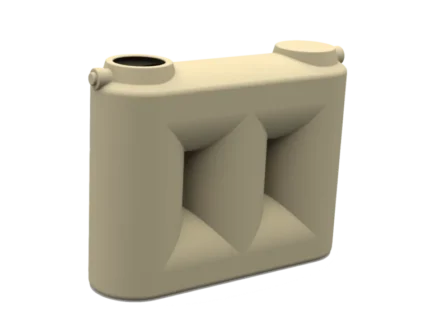 POLY RAINWATER SLIMLINE TANK  3000 LITRES UV- stabilized 078W X 2000H X 2.5L (AWCT3000SLIM)