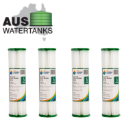 water filter 20″ X 4.5″ 5 Micron Pleated dirt and sediment replacement filters (awp2045)  4 pack