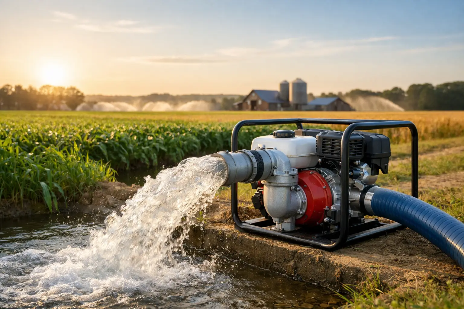 Farm Water Transfer Pumps for the Right Flow