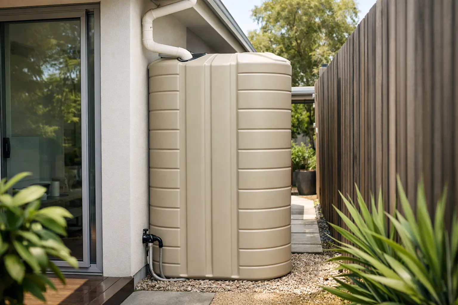 Slimline Poly Rainwater Tanks for Tight Spaces