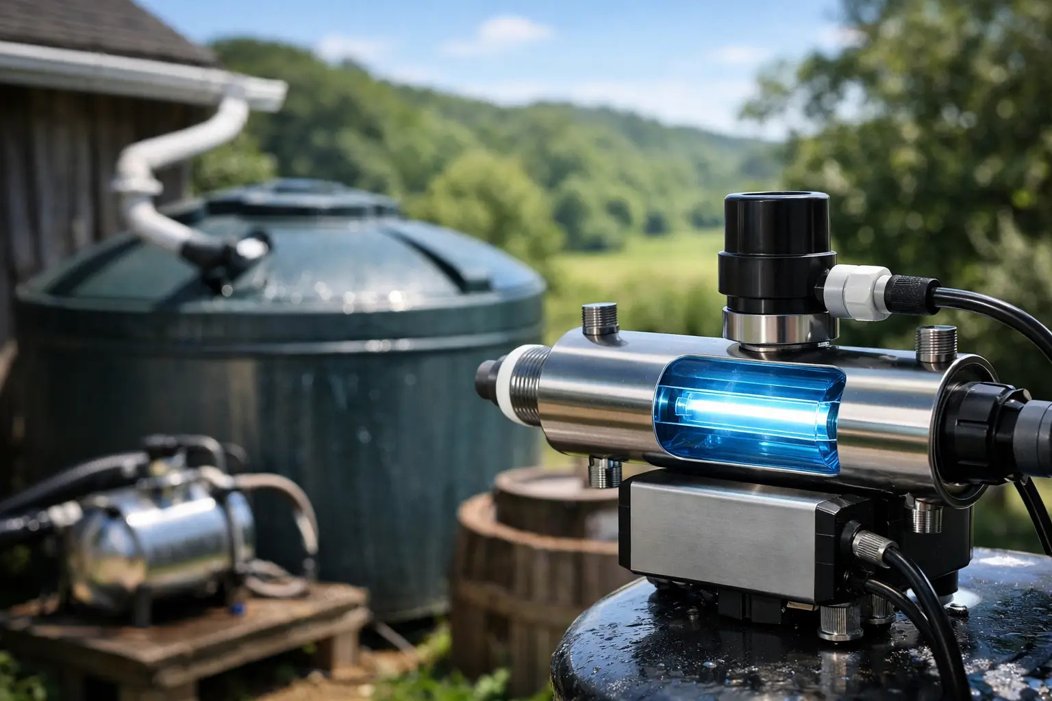 UV Water Purification Systems for Rainwater