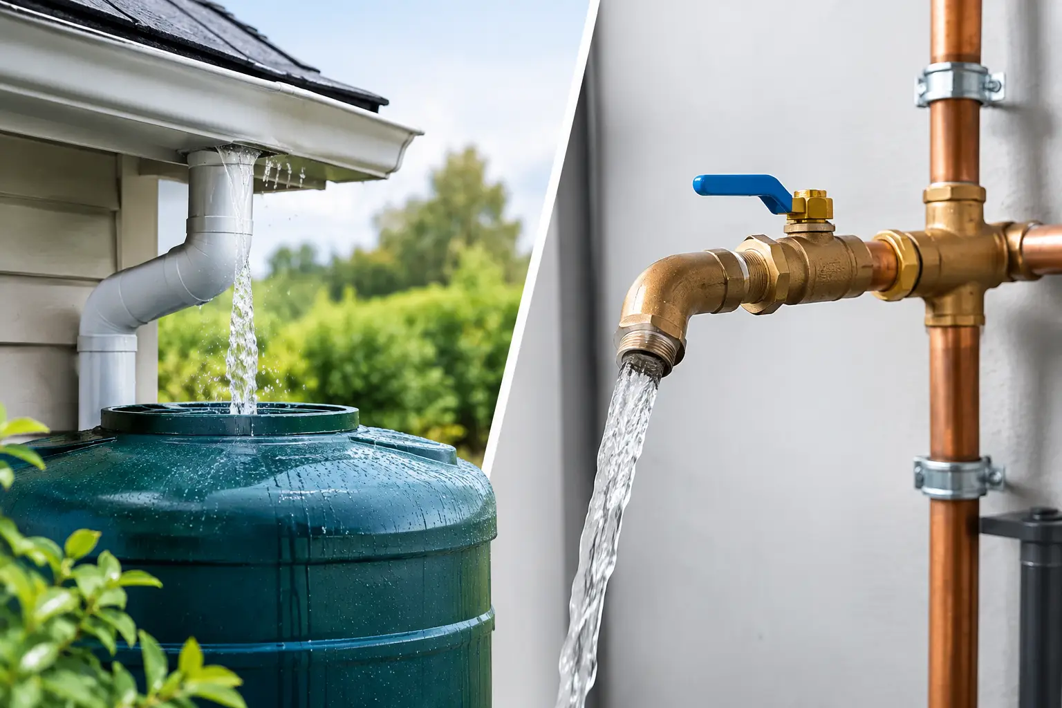 Rainwater Versus Mains Water Backup Explained