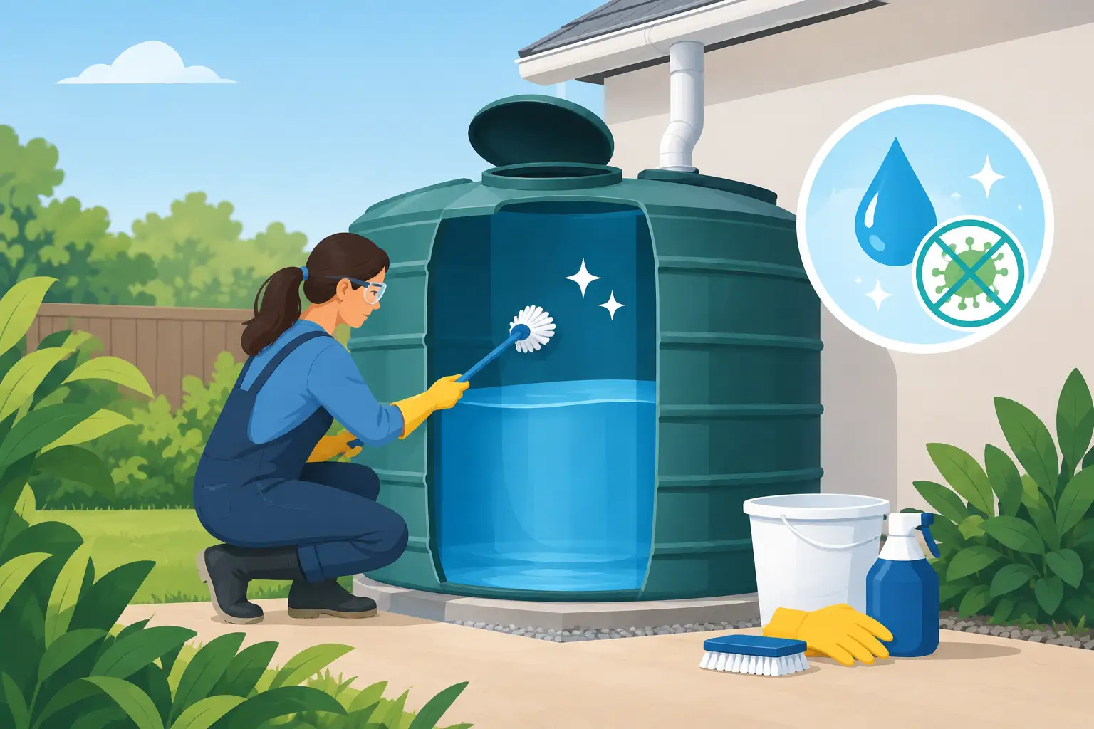 How to Disinfect Rainwater Tanks Safely at Home