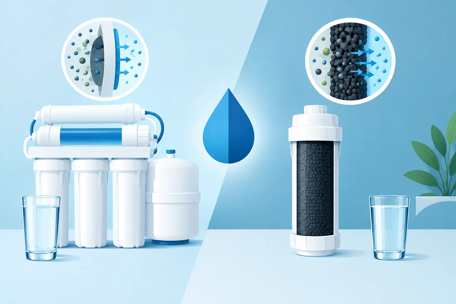 Reverse Osmosis Versus Carbon Filtration Compared